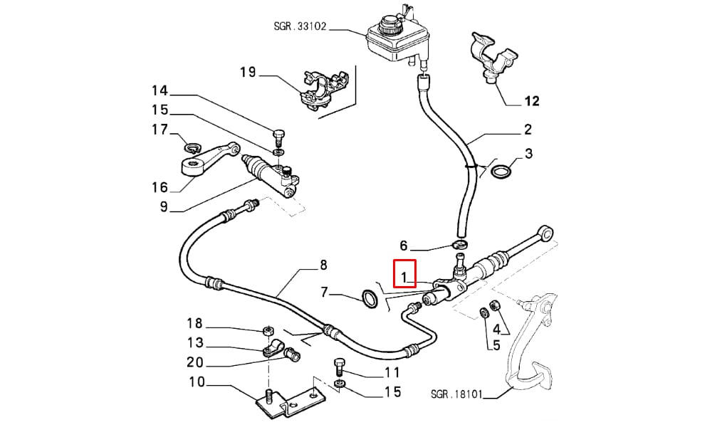 Debriyaj Üst Merkezi Fiat Marea 2.0 Oe No: 60815759