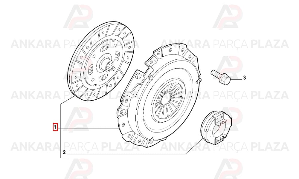 Debriyaj Seti Fiat Panda 1.2 2004 >