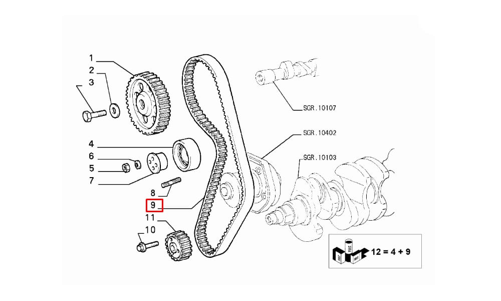 Albea Palio 1.2 Triger Kayışı Gates