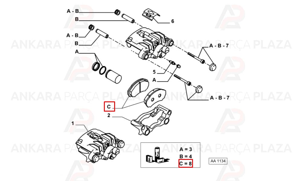 Fiat Ducato 3 Arka Fren Balatası Valeo