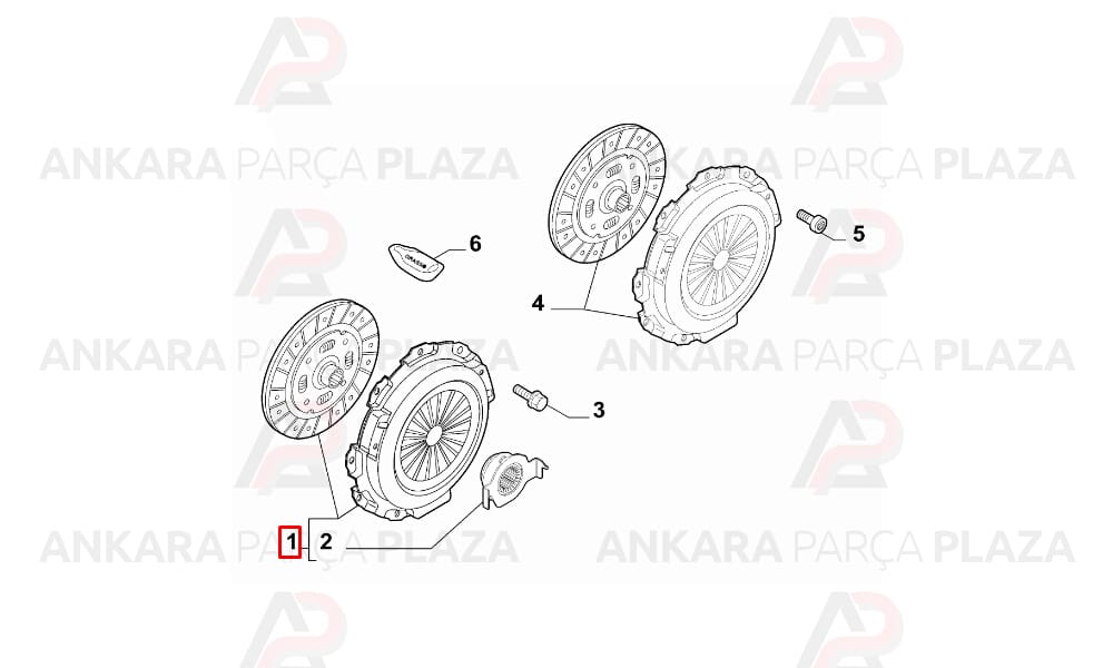 Debriyaj Seti Albea 1.3Jtd 03> Punto 1.3 Mjt 03> Doblo 1.3Mjt 04>