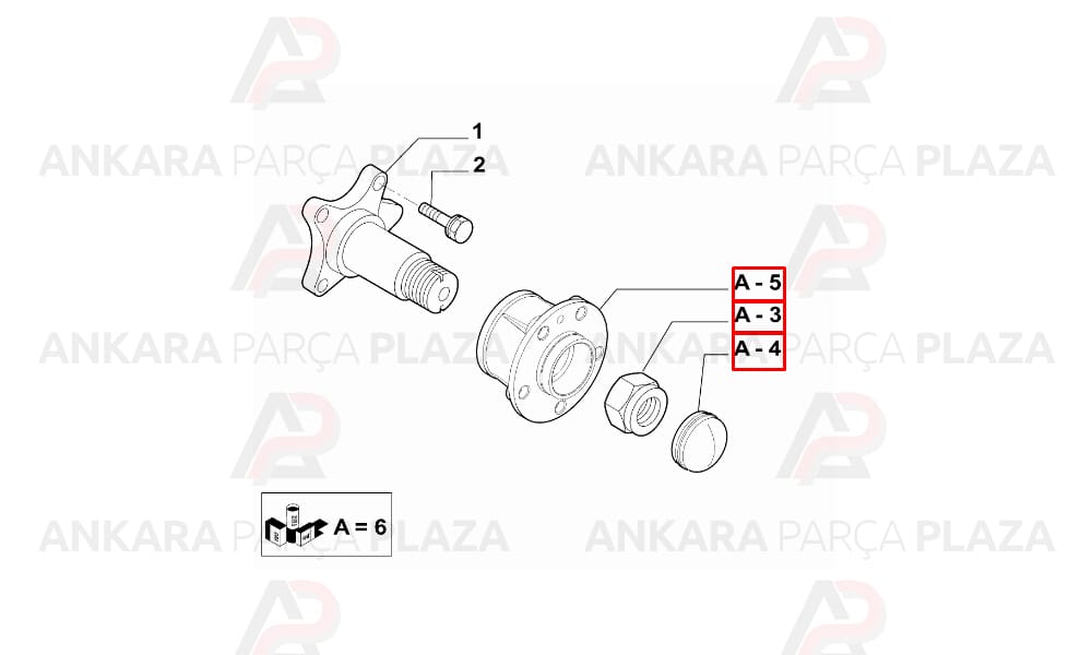 Ducato Tekerlek Poryası Arka Sağ Veya Sol 2006 Sonrası Snr