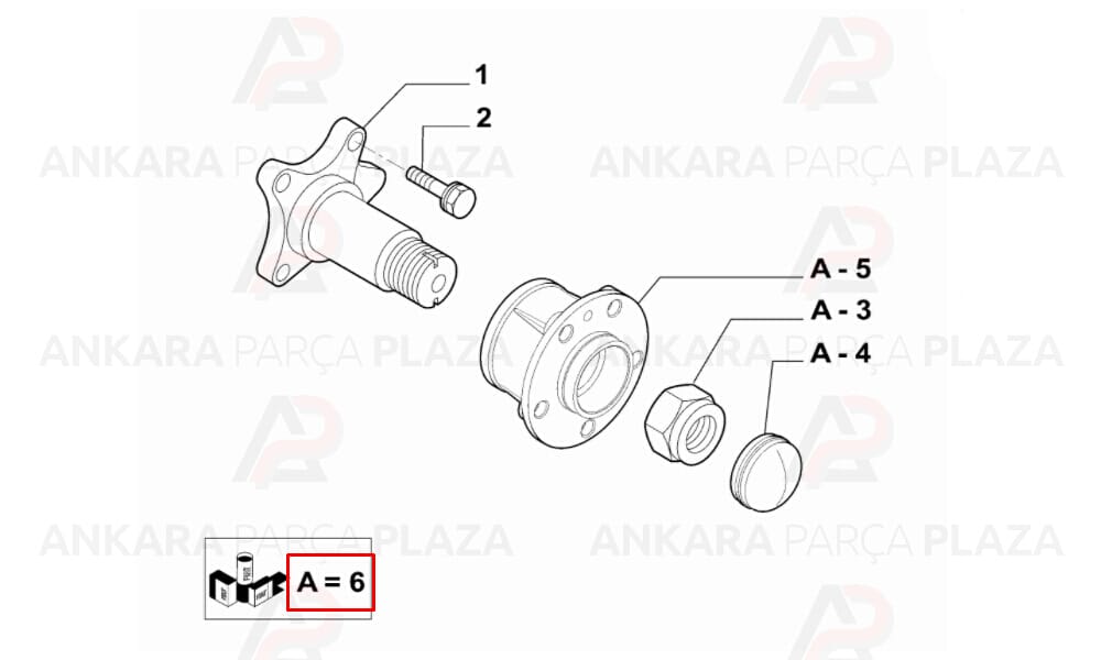 Ducato Tekerlek Poryası Arka Sağ Veya Sol 5 Bijon 2011 Sonrası Atf