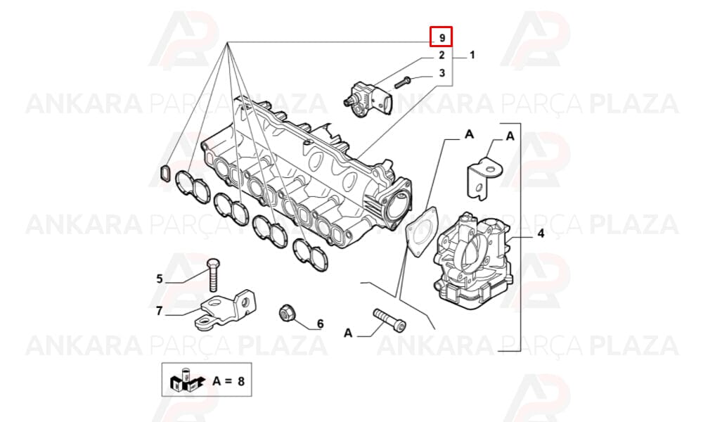 Doblo 3 Linea Punto 1.6 Mjtd Emme Manifold Contası Lastik Takım Royal