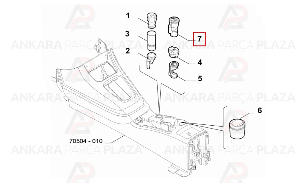 Linea Doblo Punto Palio Çakmak Komple Turuncu Hellux