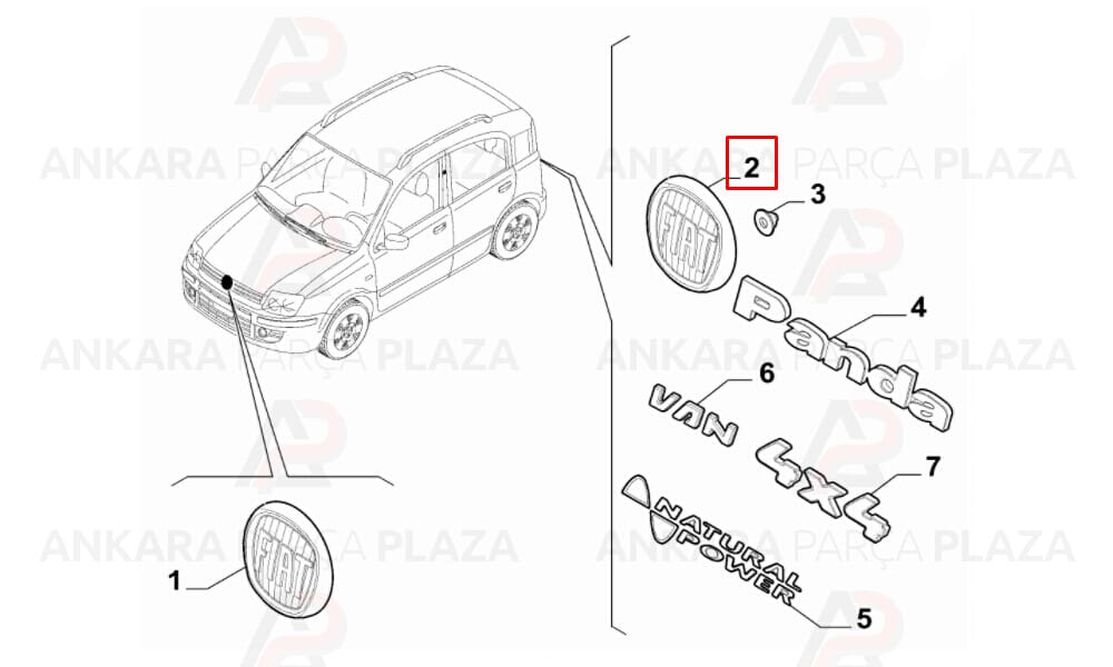 Panjur Arma Doblo Yapışma Bordo 75Mm