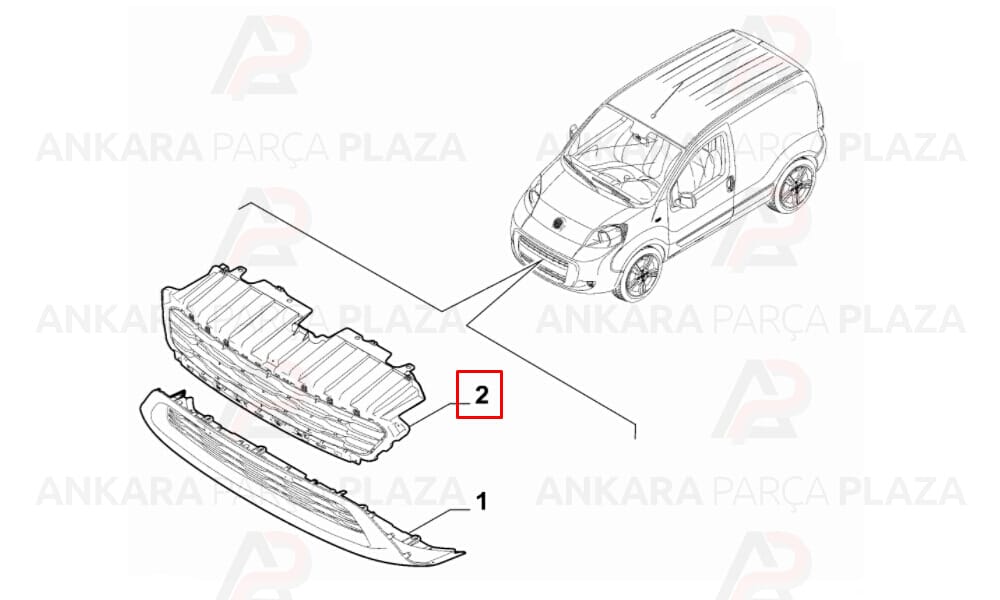 Fiorino Ön Panjur Ön 2016 - 2020 Meydan