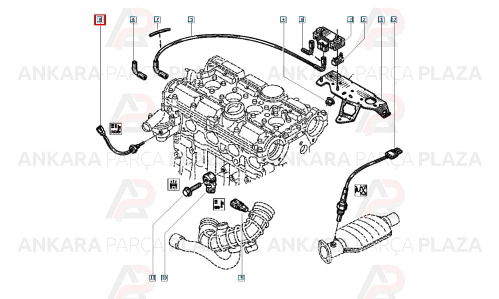 Hararet Müşürü Laguna 1 Safrane 2.0 16V