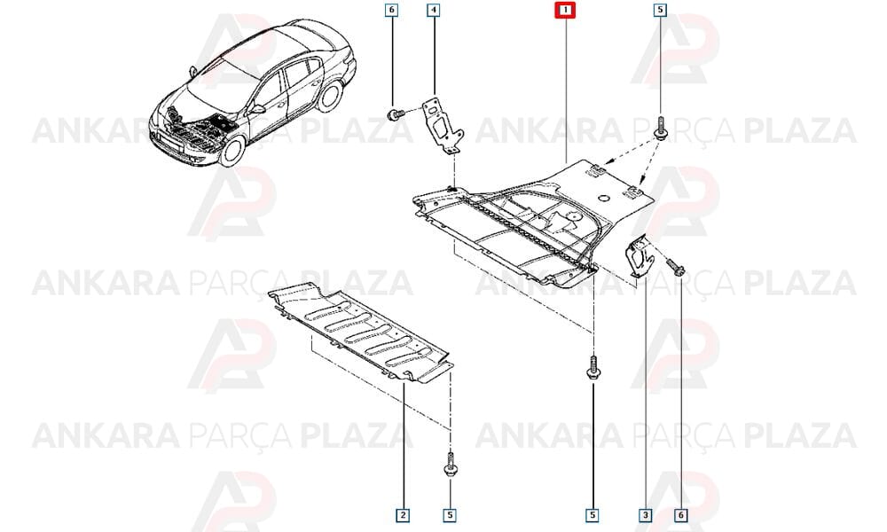 Fluence 09 - 12 Karter Muhafaza Plastiği Plastik 758900024R