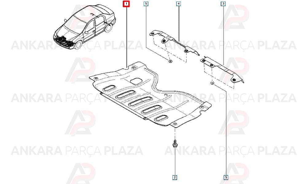 Karter Muhafazası Dacia Logan 758903726R