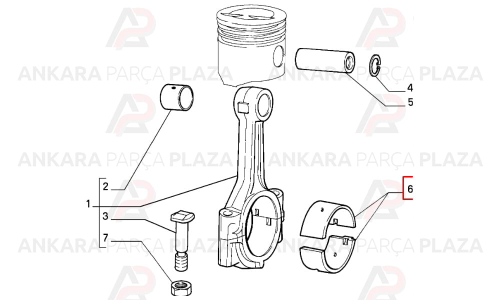 Kol Yatak 020 Fiat Tempra Tipo Doğan Slx Kartal Slx