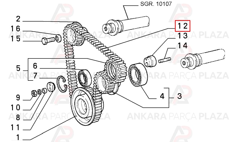 Tempra Tipo 1.8 2.0 Alfa 155 2.0T Triger Kayışı 097X150 Gates