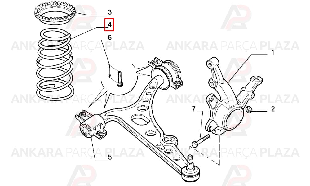 Helezon Yayı Ön Fiat Tipo