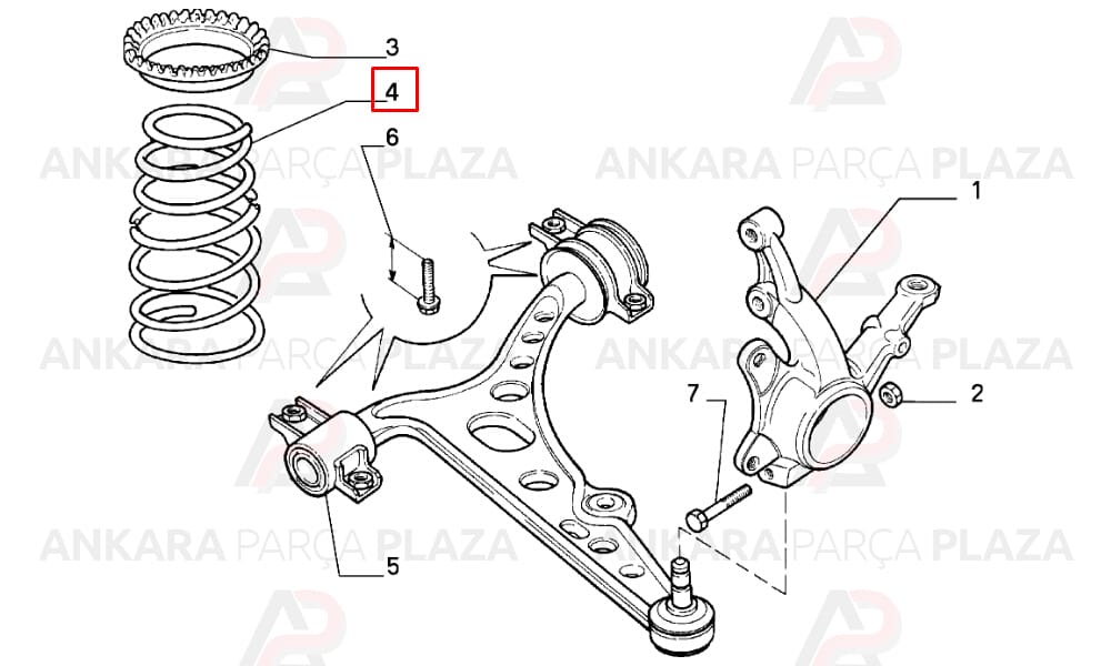 Helezon Yayı Ön Fiat Tempra