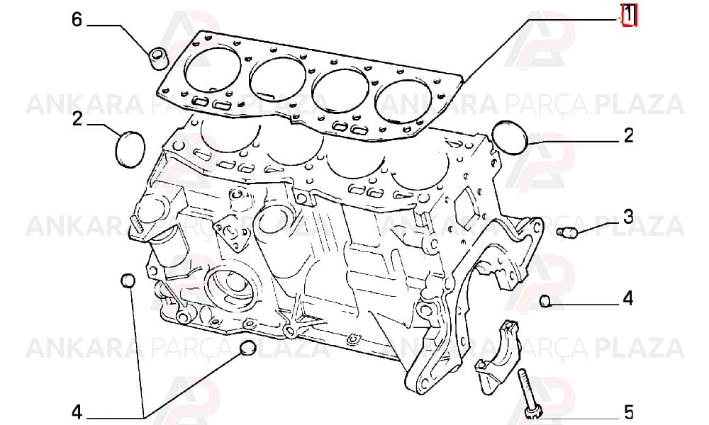 Siena Palio Albea Tempra Tipo Uno 70 1.4 Silindir Kapak Contası Royal
