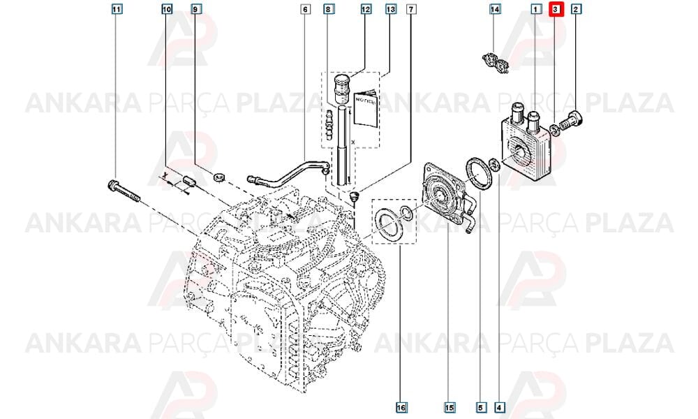 Karter Tapa Pulu Clio Megane Otomatik Şanzuman İçin