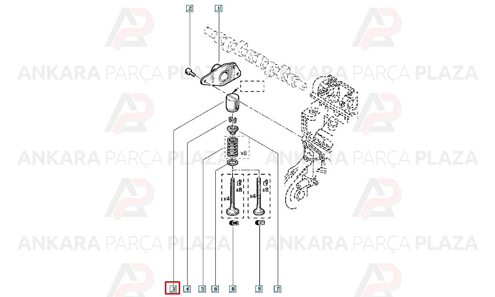 Captur Clio Dokker 1.5 Dci Subap İticisi Orijinal 7700102353