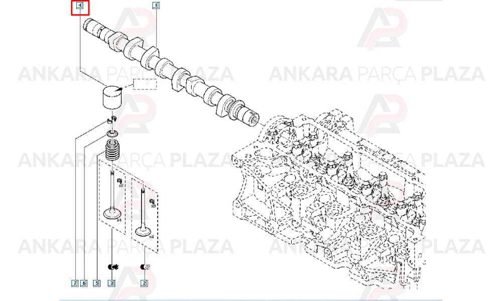 Captur Clio Dokker 1.5 Dci Subap İticisi İthal Orijinal 7700102358-1