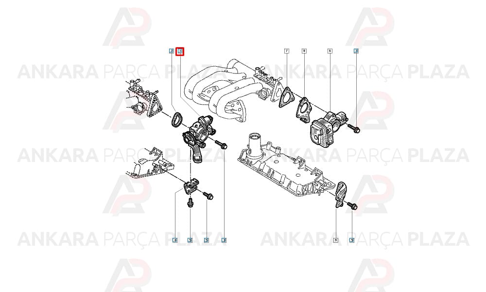 Twingo 1.2 8V D7F Gaz Kelebeği 7700108120