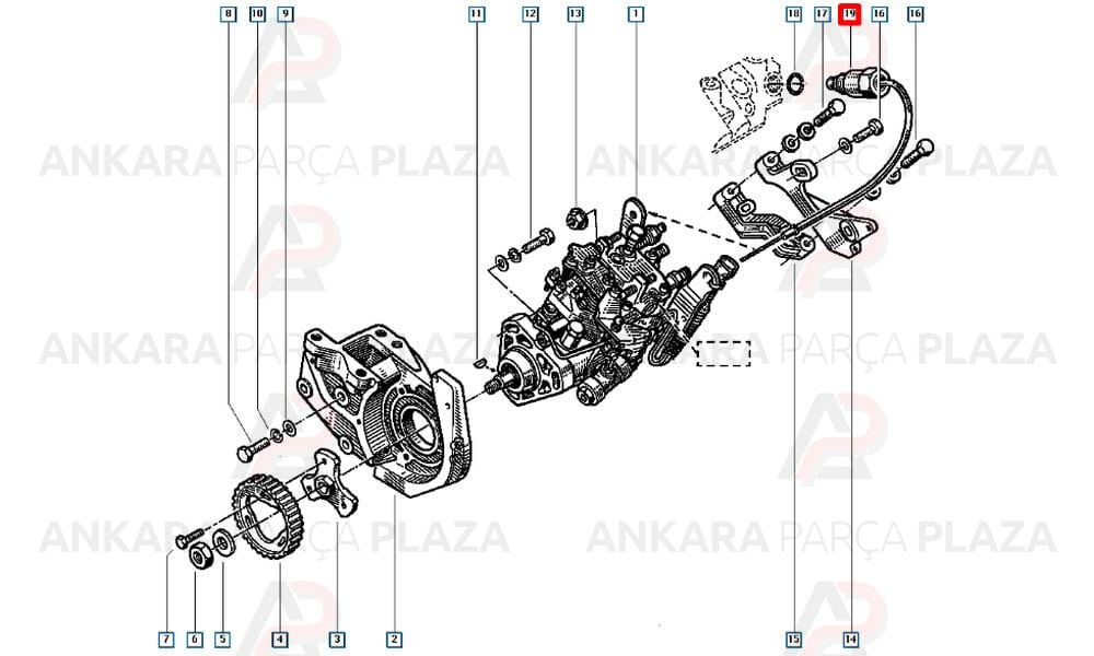 Renault 19 Yakıt Basınç Sensörü Orijinal 7700111069