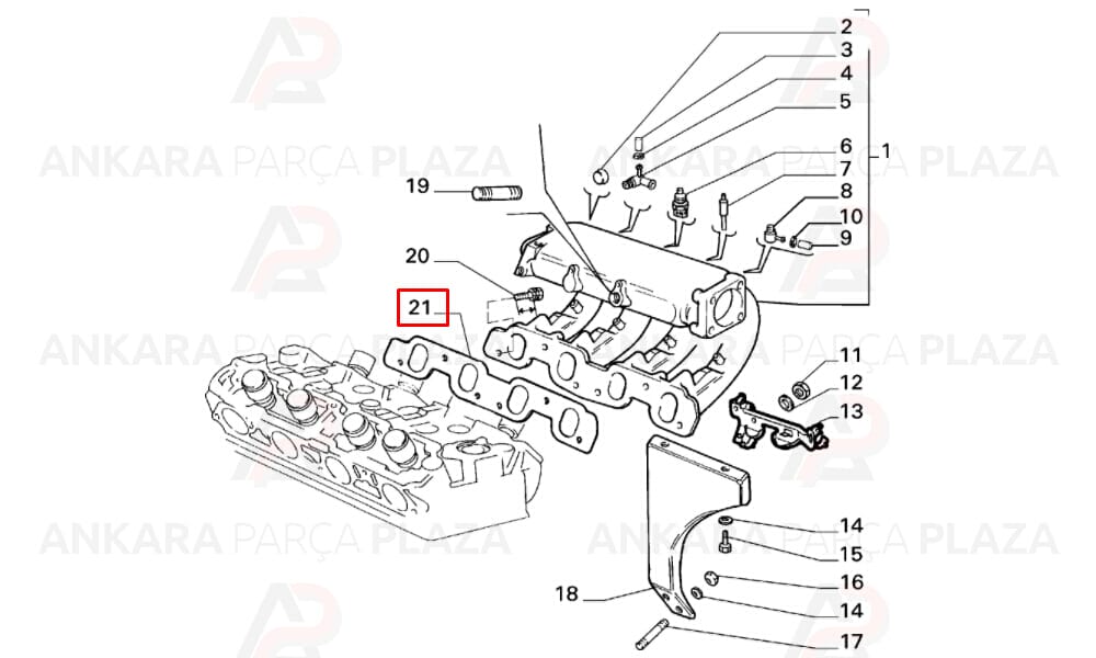 Tempra 2000 Emme Manifold Contası Kağıt Royal