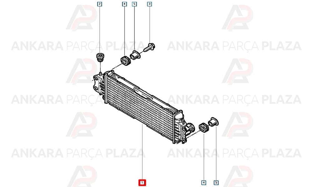 Trafic 2 1.9 Dci Turbo Radyatörü Orijinal 7700312903
