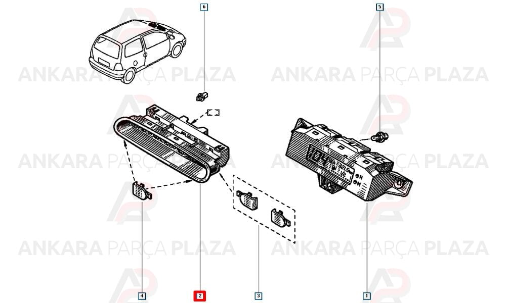 Twingo Gösterge Paneli Komple 7700417818