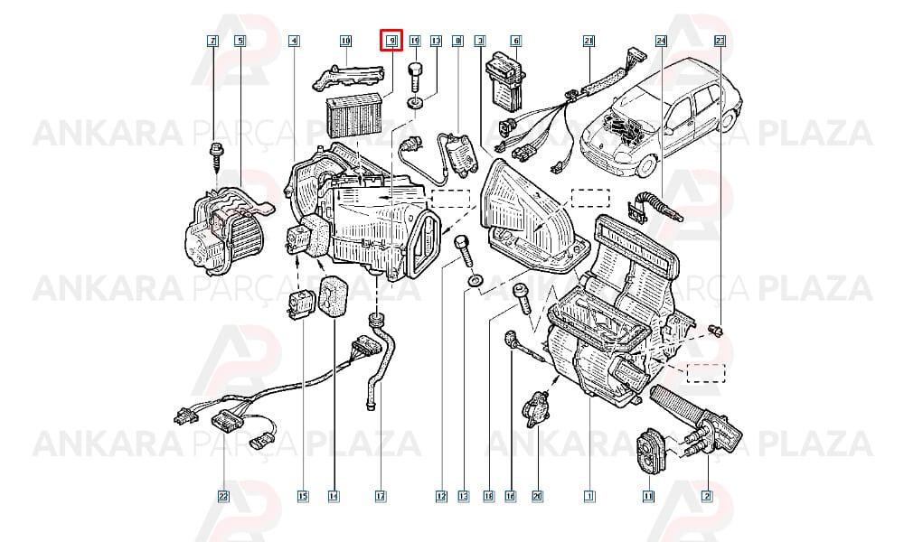 Polen Filtresi Renault Clio 2 Megane 1 Kangoo Logan 04 > Karbonlu