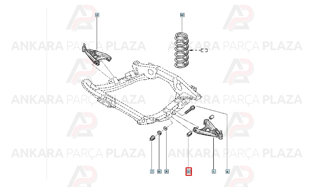 Tabla Salıncak Burcu Kangoo Clio 2 Symbol