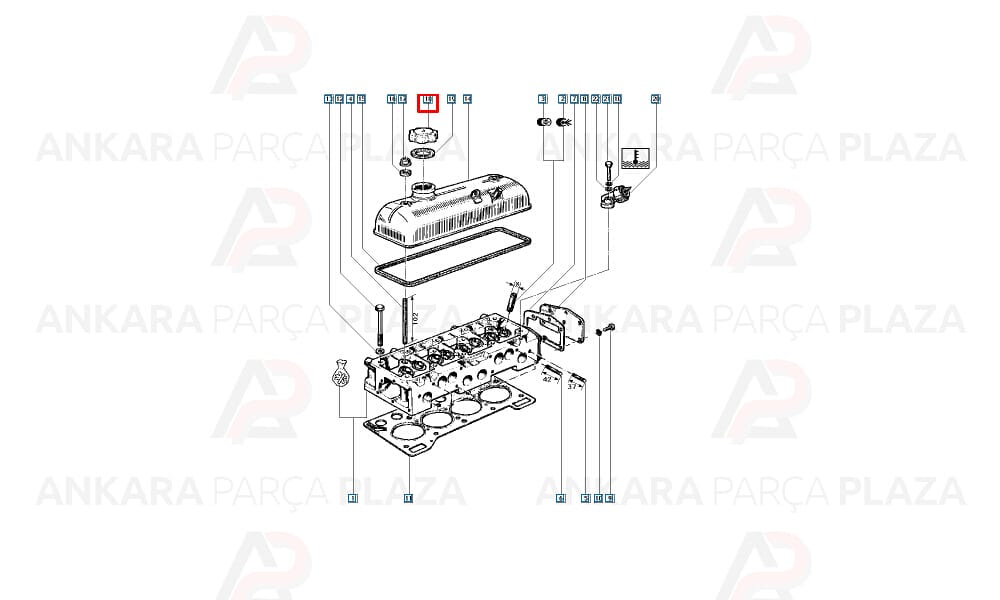 Motor Yağ Dolum Kapağı Renault 12 Toros