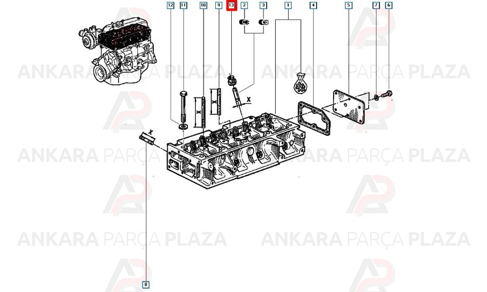 Renault 9 11 12 19 Toros Subap Lastiği Teflon 8 Mm Oto Conta
