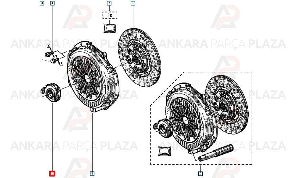 Debriyaj Rulmanı Renault R 9, R 11