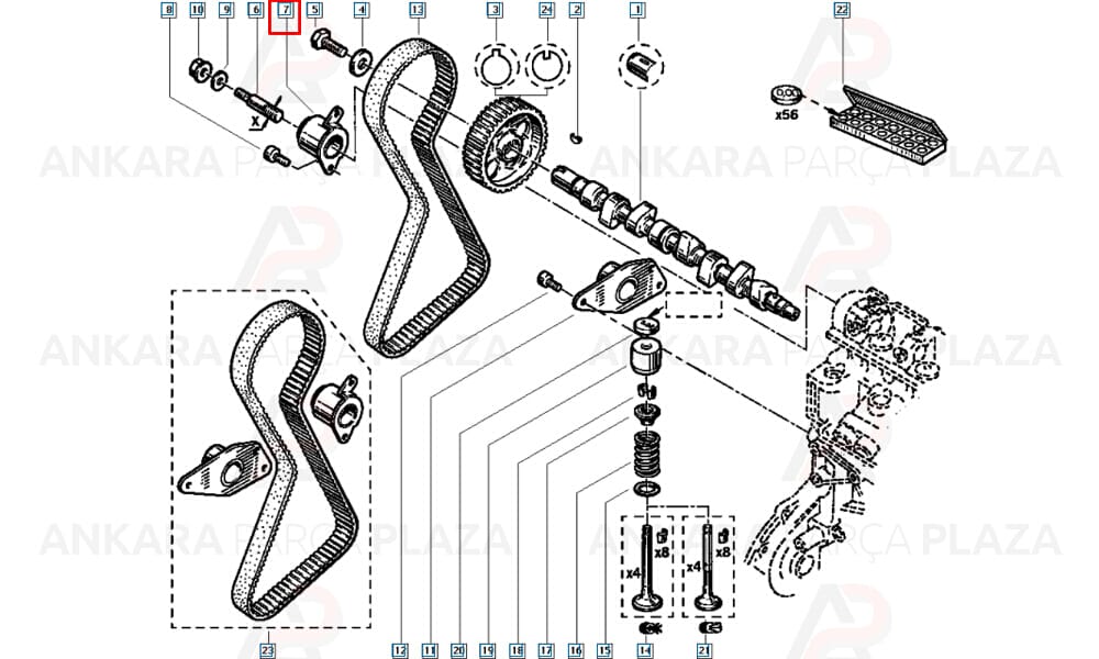 Express Kangoo Megane 1,9D Triger Bilyası Gmb