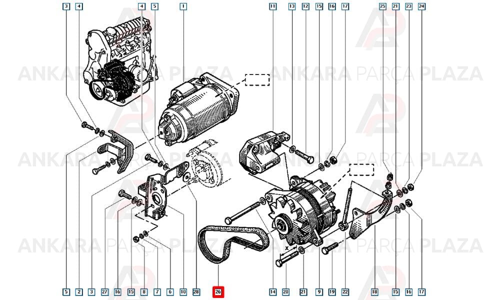 Megane, Kanallı Kayış Klimasız 6Pk1138 Aba