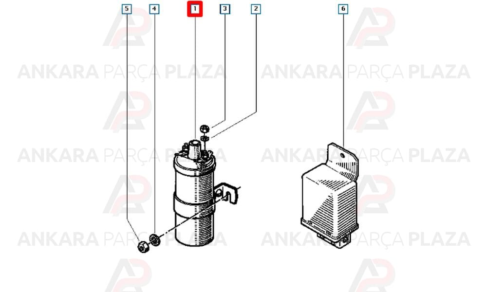 Renault R9 Spring Ateşleme Bobini Bosch