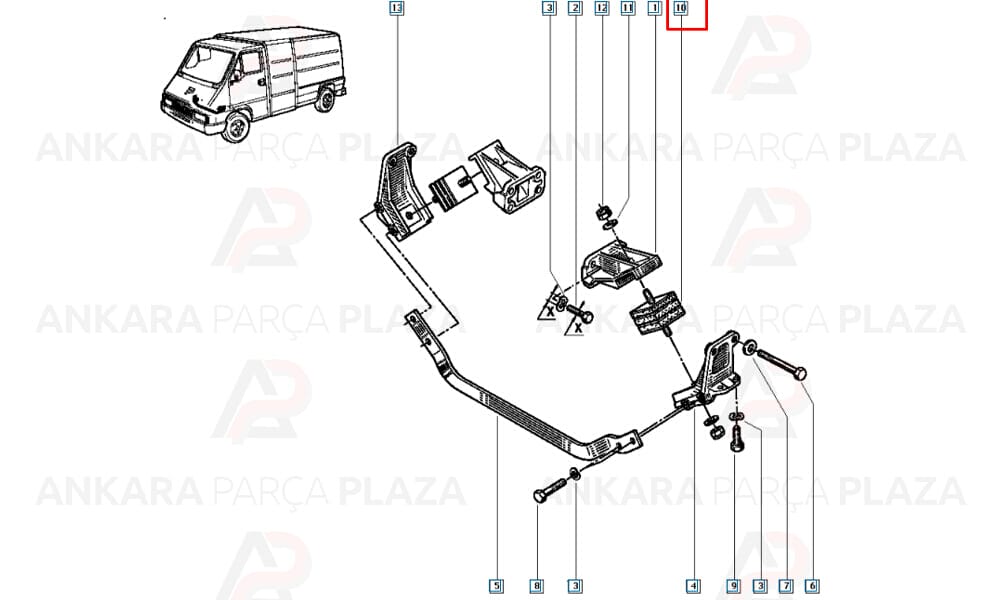 Motor Takozu Master 1 Master 2 1,9 Dtı 1,9Dcı 2,0 2,1 2,2 2,4