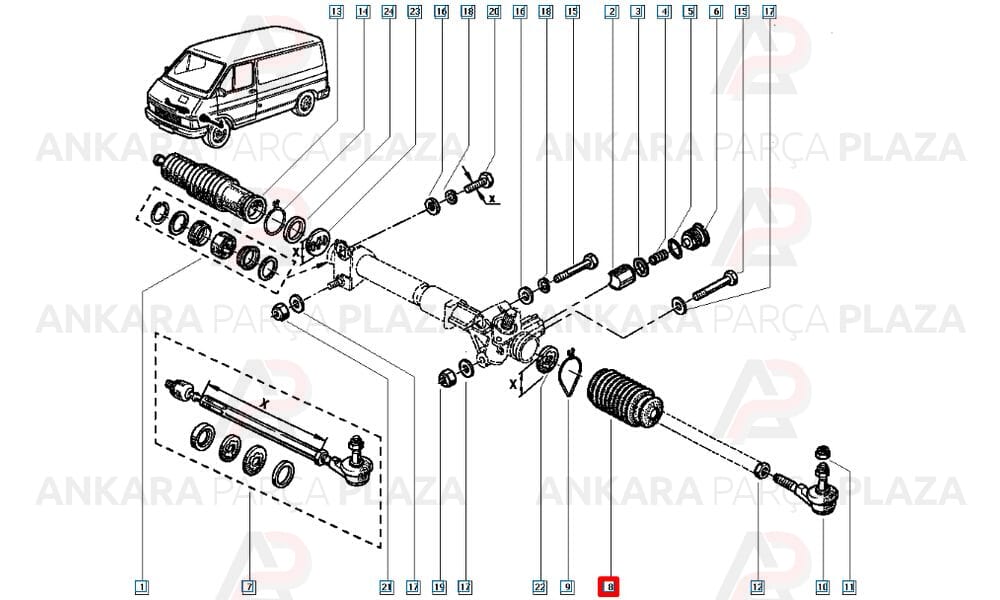 Direksiyon Körügü Trafic 7700774566