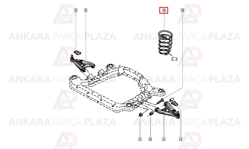 Helezon Yayı Ön Renault R21