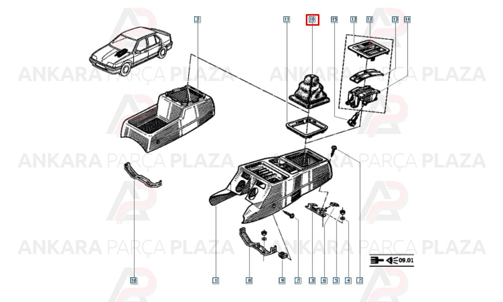 Renault 19 Vites Körüğü Orijinal 7700789426