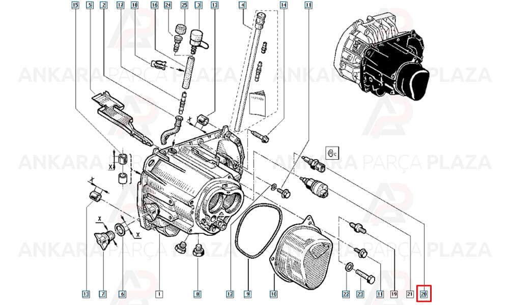 Geri Vites Müşürü Clio Kangoo Laguna Megane Logan Master Trafic