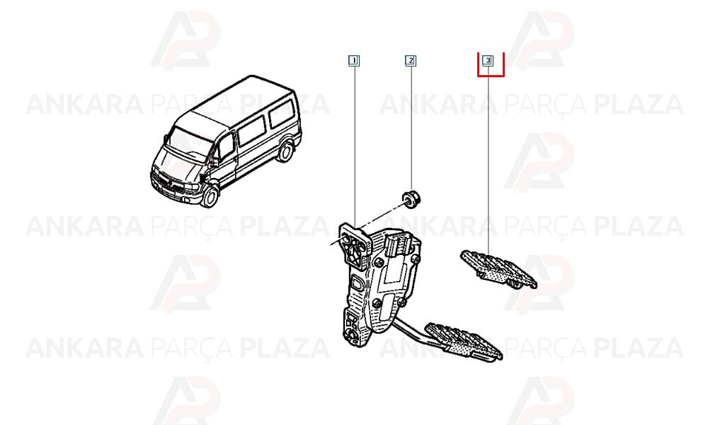 Renault 9 Renault 11 Gaz Pedal Lastiği Mtj