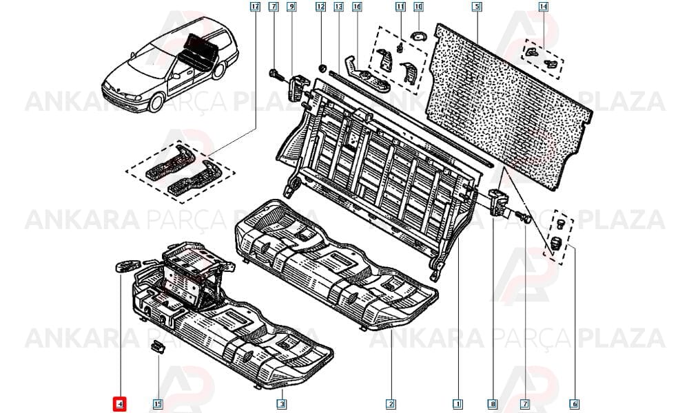 Renault 19 1.9 Eksantrik Mili Estaş