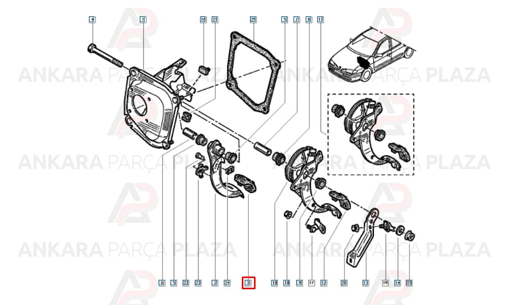 Megane Pedal Lastiği Tüm Modeller Ytt