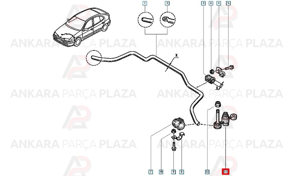 Kangoo, Clio, Dokker Viraj Demiri Lastiği Fkk