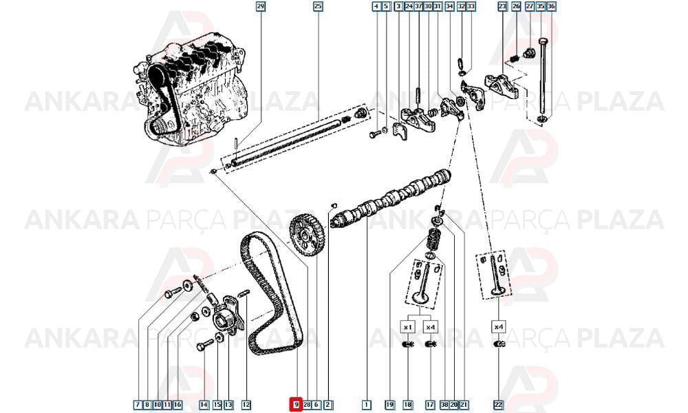 Renault 25 Safrane Triger Kayışı 118Sp190H Gmb