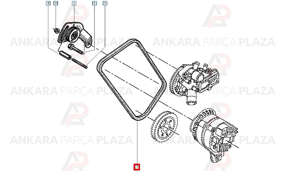 R9 V Kayışı 10X1150 Gates