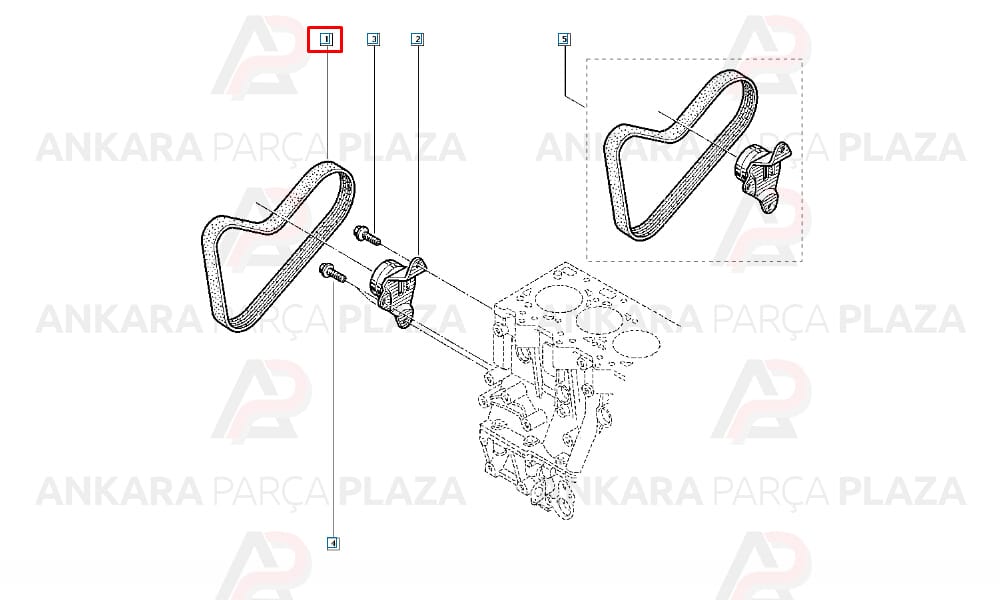 Clio Kanallı Kayış 6Pk1018 Gates