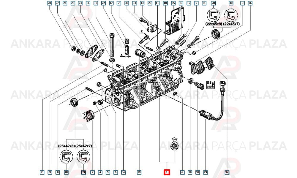 Renault 11 Txe 1.7 8V Kulbütör Kapağı 7700862013