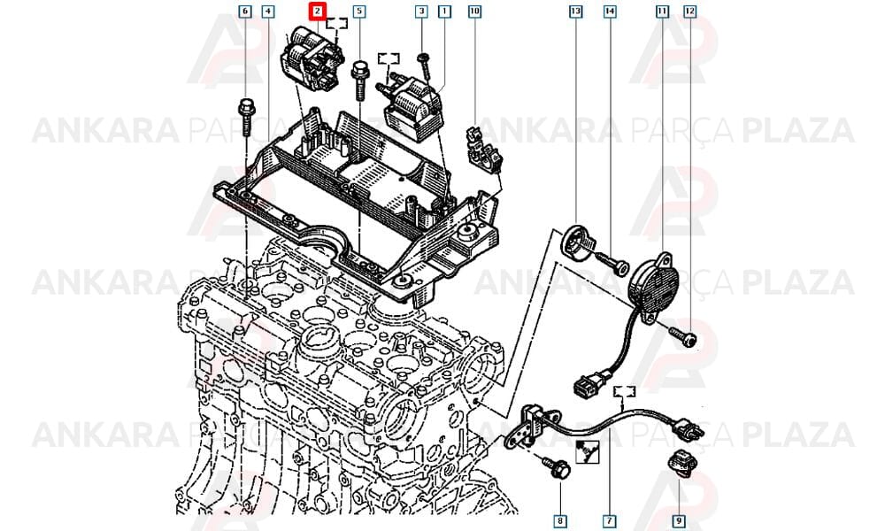 Megane 1.6 Ateşleme Bobini Valeo