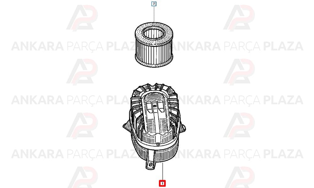 Hava Filtre Kabı Megane 2.0 8V F3R 7700864696